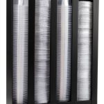 Generic Acrylic Cup Lid Organizer Wall Mount Kitchen Storage-0