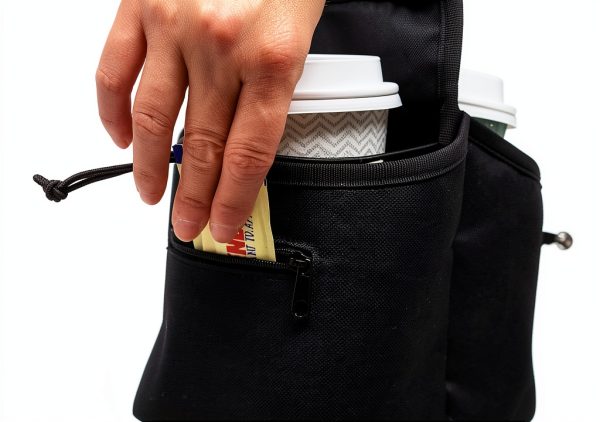Caddy Mesa Drink Carrier Black Polyester Universal Fit-7