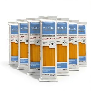 DeLallo Capellini Pasta Semolina High Protein 4 Minute Cook-0