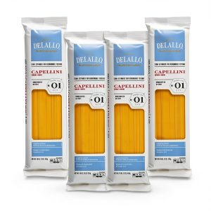 DeLallo Capellini Pasta Italian Semolina Slow Extruded-0