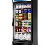 True GDM-26-HC-LD Single Swing Glass Door Merchandiser Refrigerator with Hydrocarbon Refrigerant and LED Lighting, Holds 33 Degree F to 38 Degree F, 78.625" Height, 29.875" Width, 30" Length-0