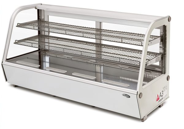 Refrigerated Bakery Display Case KoolMore CDC-8C-WH 8ft White with LED-2