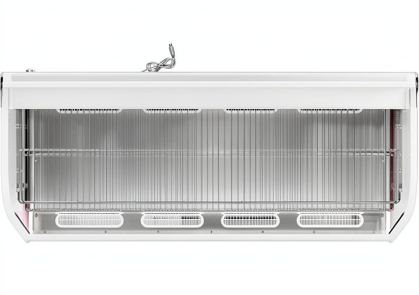 Refrigerated Bakery Display Case KoolMore CDC-8C-WH 8ft White with LED-6