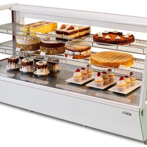 Refrigerated Bakery Display Case KoolMore CDC-8C-WH 8ft White with LED-0