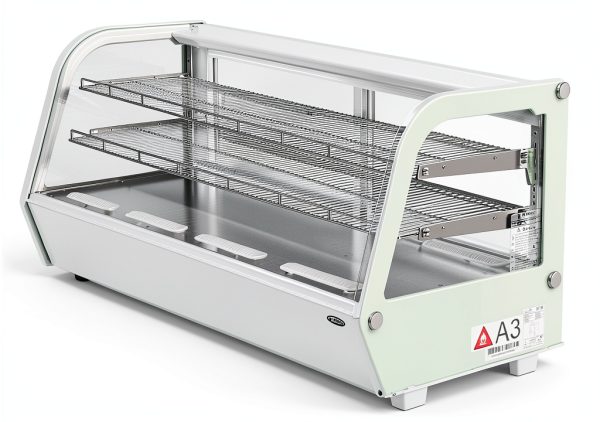 Refrigerated Bakery Display Case KoolMore CDC-8C-WH 8ft White with LED-5